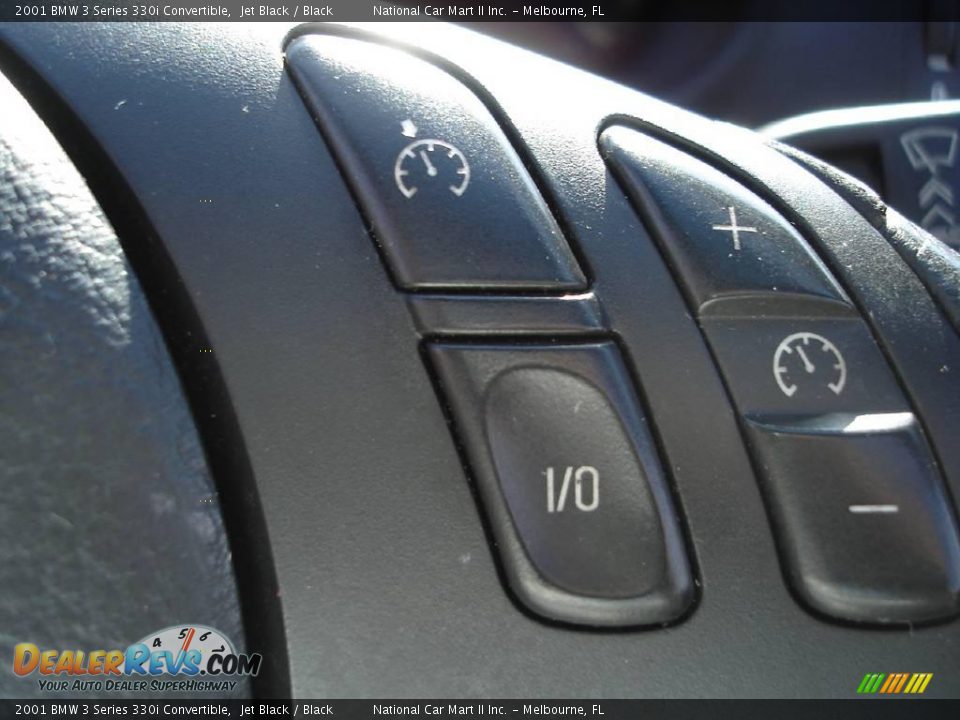 2001 BMW 3 Series 330i Convertible Jet Black / Black Photo #23