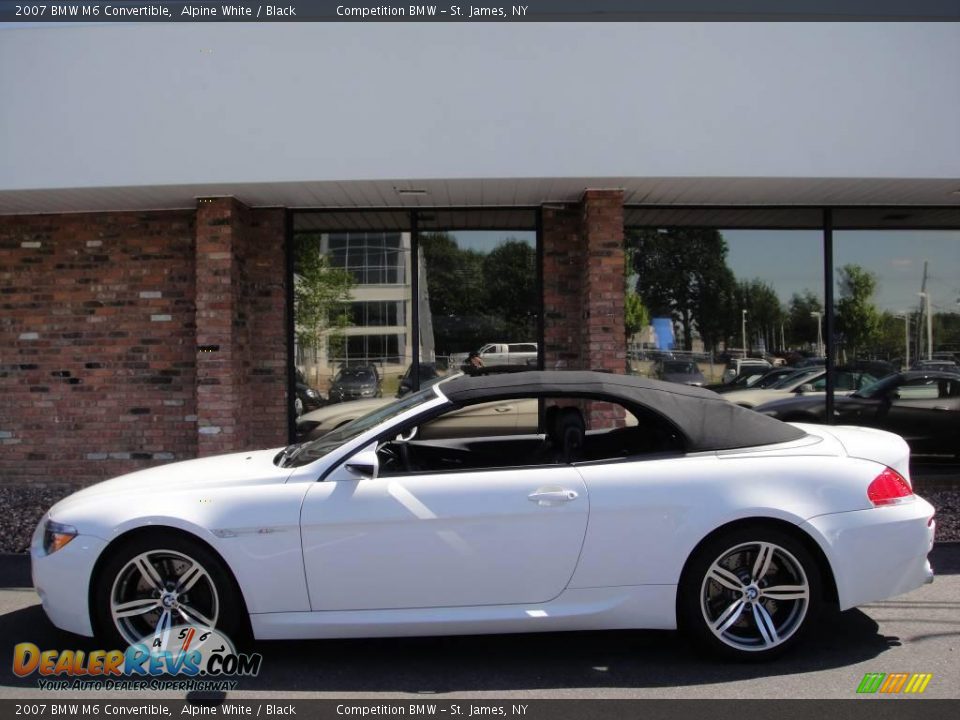 2007 BMW M6 Convertible Alpine White / Black Photo #3