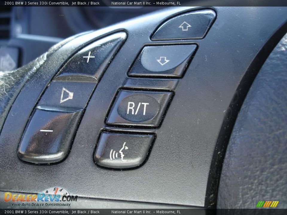 2001 BMW 3 Series 330i Convertible Jet Black / Black Photo #24