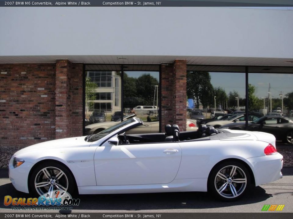 2007 BMW M6 Convertible Alpine White / Black Photo #4