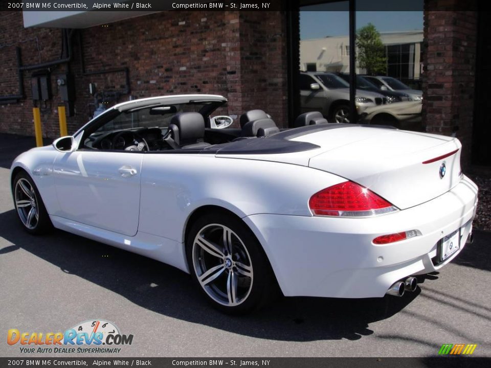 2007 BMW M6 Convertible Alpine White / Black Photo #5
