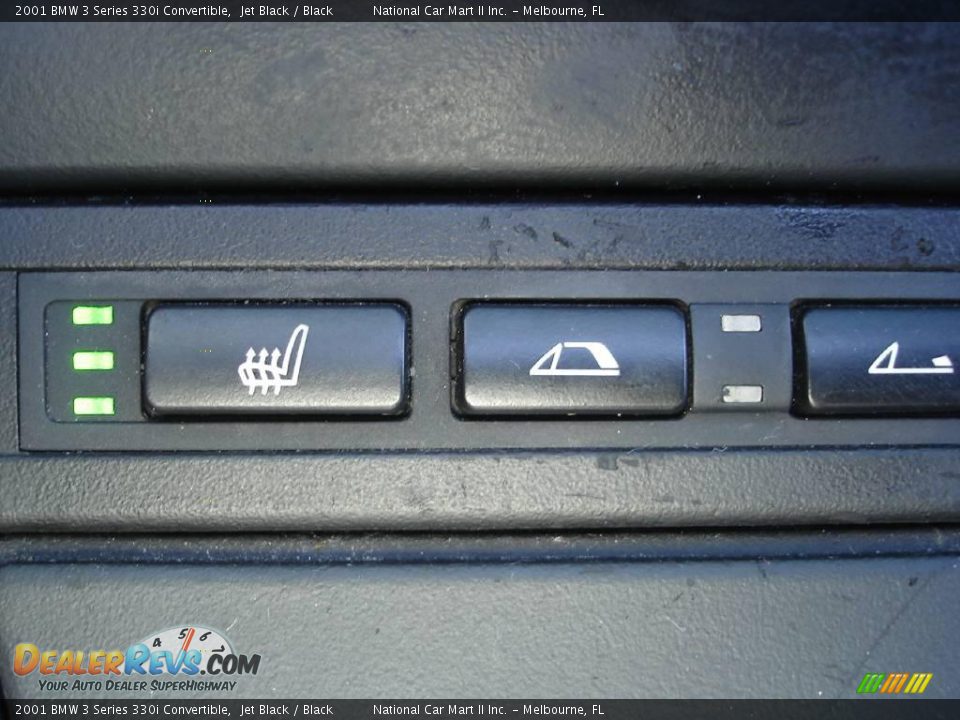 2001 BMW 3 Series 330i Convertible Jet Black / Black Photo #26