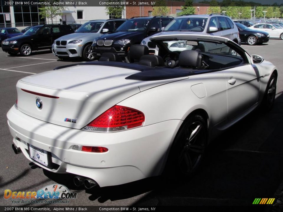 2007 BMW M6 Convertible Alpine White / Black Photo #7