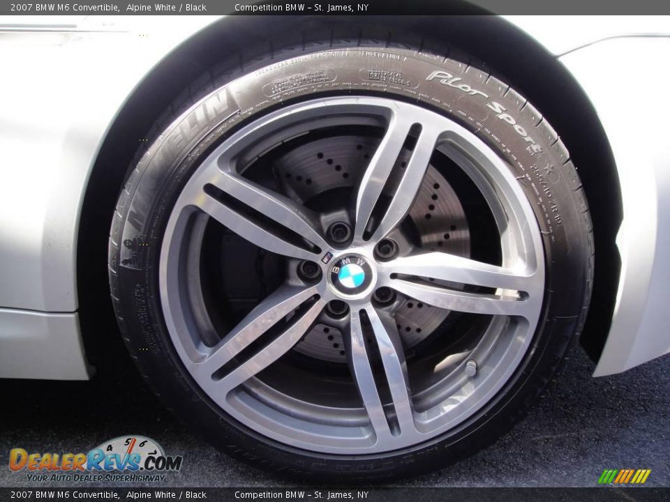 2007 BMW M6 Convertible Alpine White / Black Photo #8