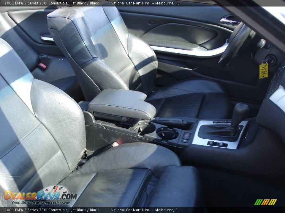 2001 BMW 3 Series 330i Convertible Jet Black / Black Photo #29