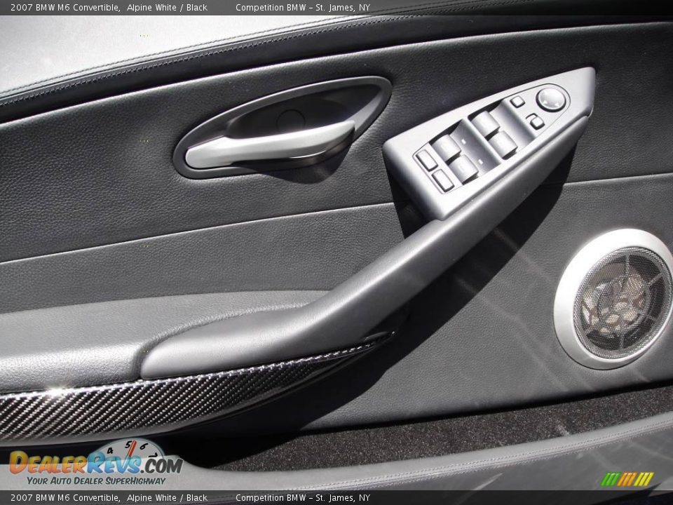 2007 BMW M6 Convertible Alpine White / Black Photo #9