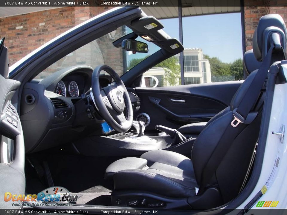 2007 BMW M6 Convertible Alpine White / Black Photo #11