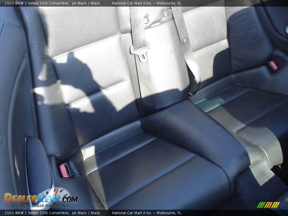 2001 BMW 3 Series 330i Convertible Jet Black / Black Photo #32