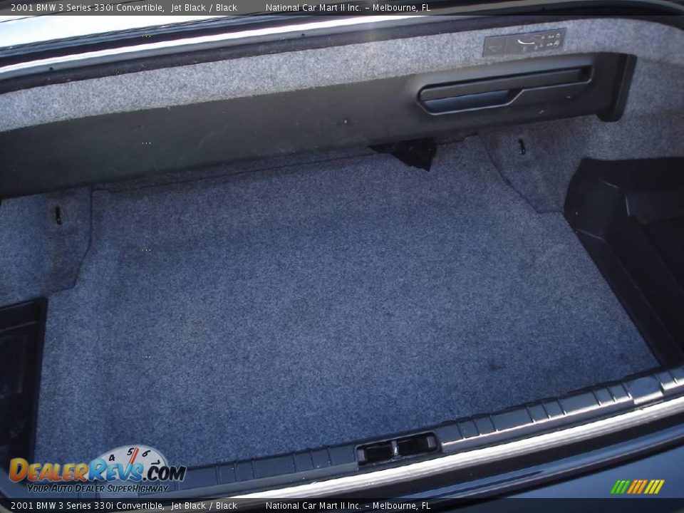 2001 BMW 3 Series 330i Convertible Jet Black / Black Photo #33