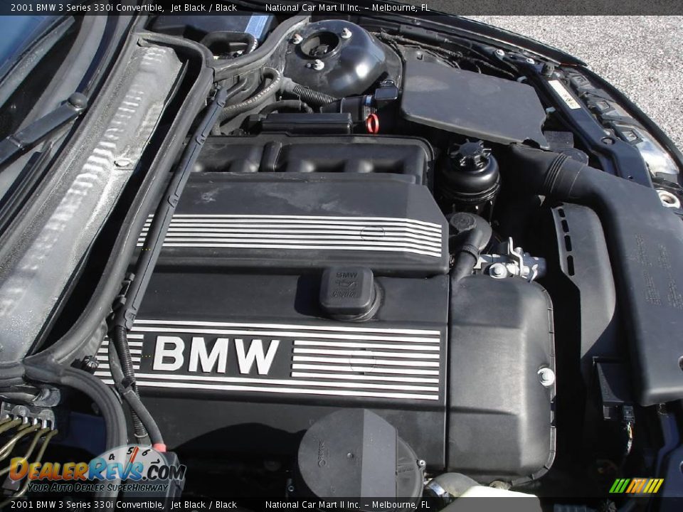 2001 BMW 3 Series 330i Convertible Jet Black / Black Photo #35
