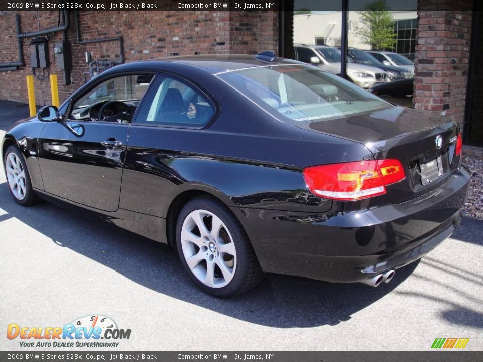 2009 BMW 3 Series 328xi Coupe Jet Black / Black Photo #4