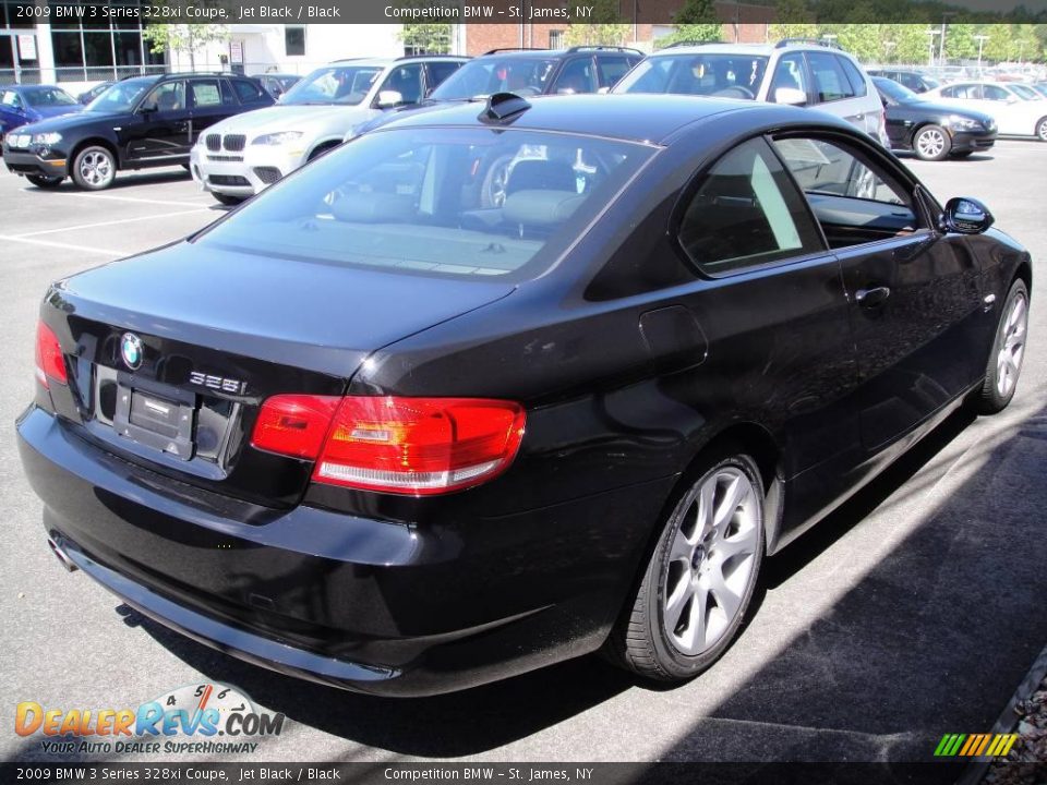 2009 BMW 3 Series 328xi Coupe Jet Black / Black Photo #6
