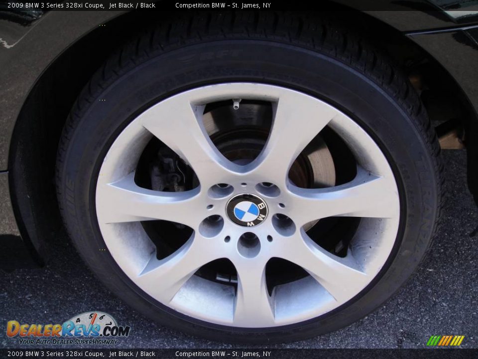 2009 BMW 3 Series 328xi Coupe Jet Black / Black Photo #7