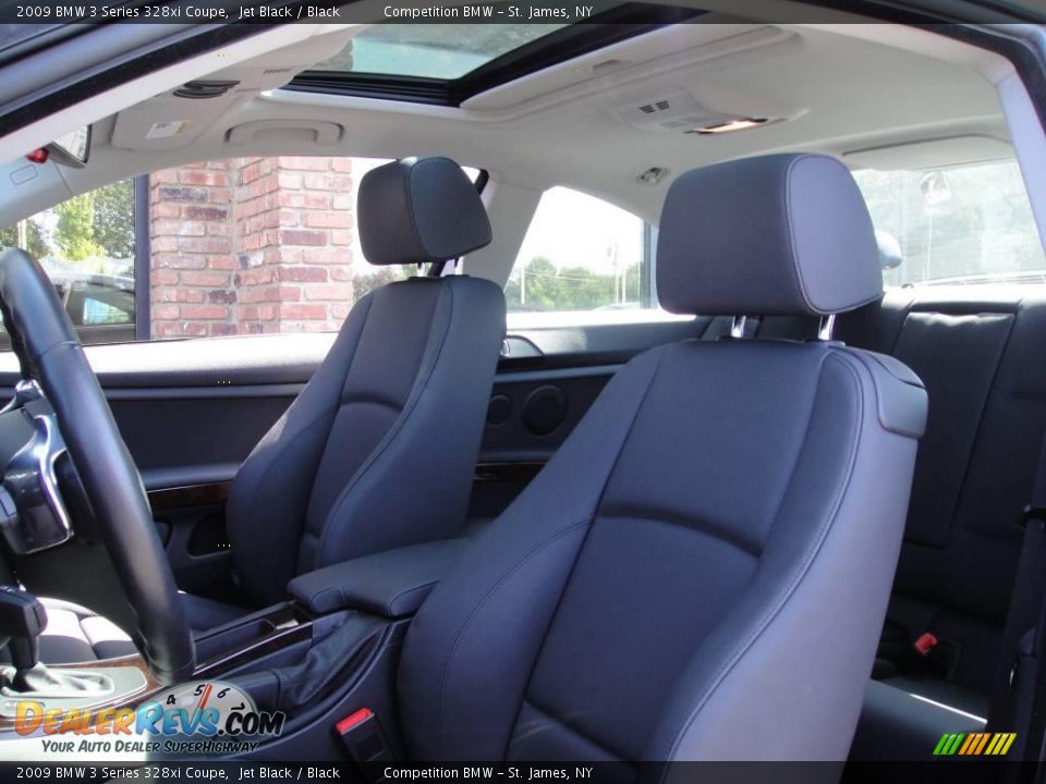 2009 BMW 3 Series 328xi Coupe Jet Black / Black Photo #9