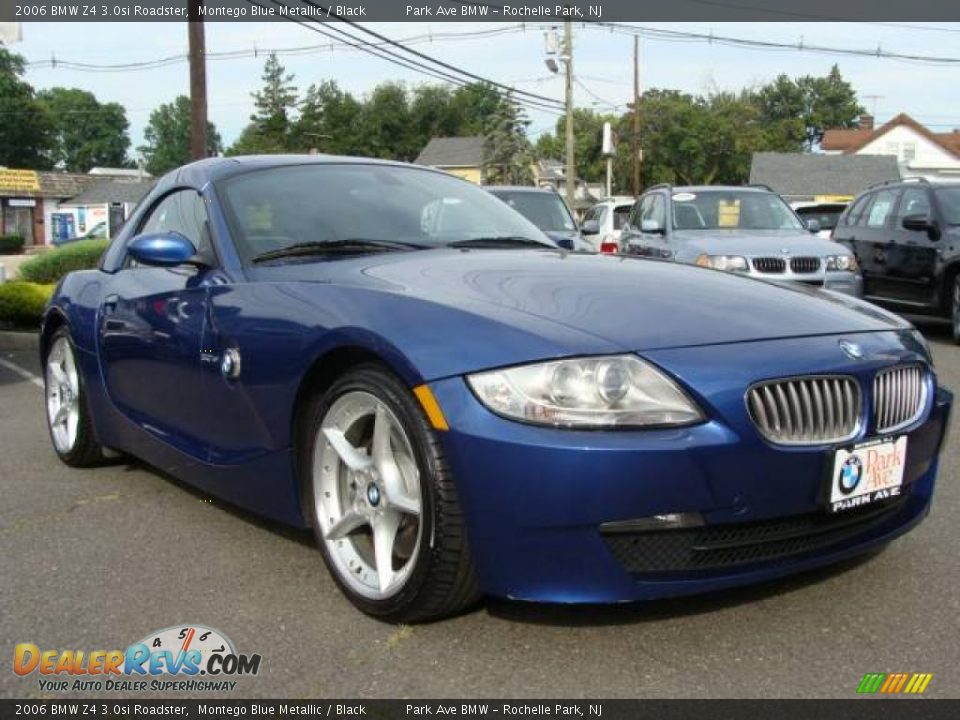 2006 BMW Z4 3.0si Roadster Montego Blue Metallic / Black Photo #2