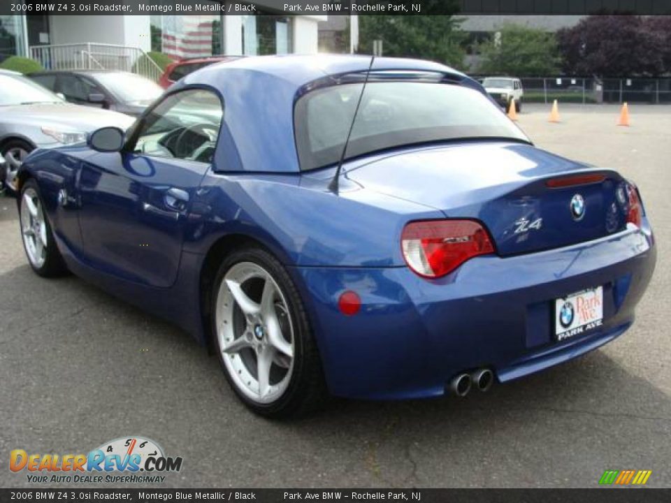 2006 BMW Z4 3.0si Roadster Montego Blue Metallic / Black Photo #6
