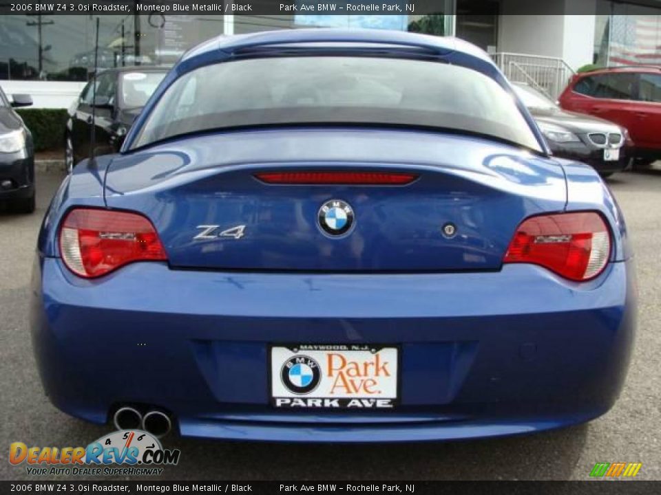 2006 BMW Z4 3.0si Roadster Montego Blue Metallic / Black Photo #7