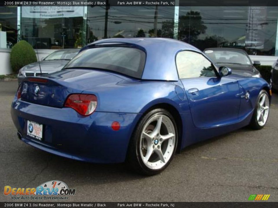2006 BMW Z4 3.0si Roadster Montego Blue Metallic / Black Photo #8