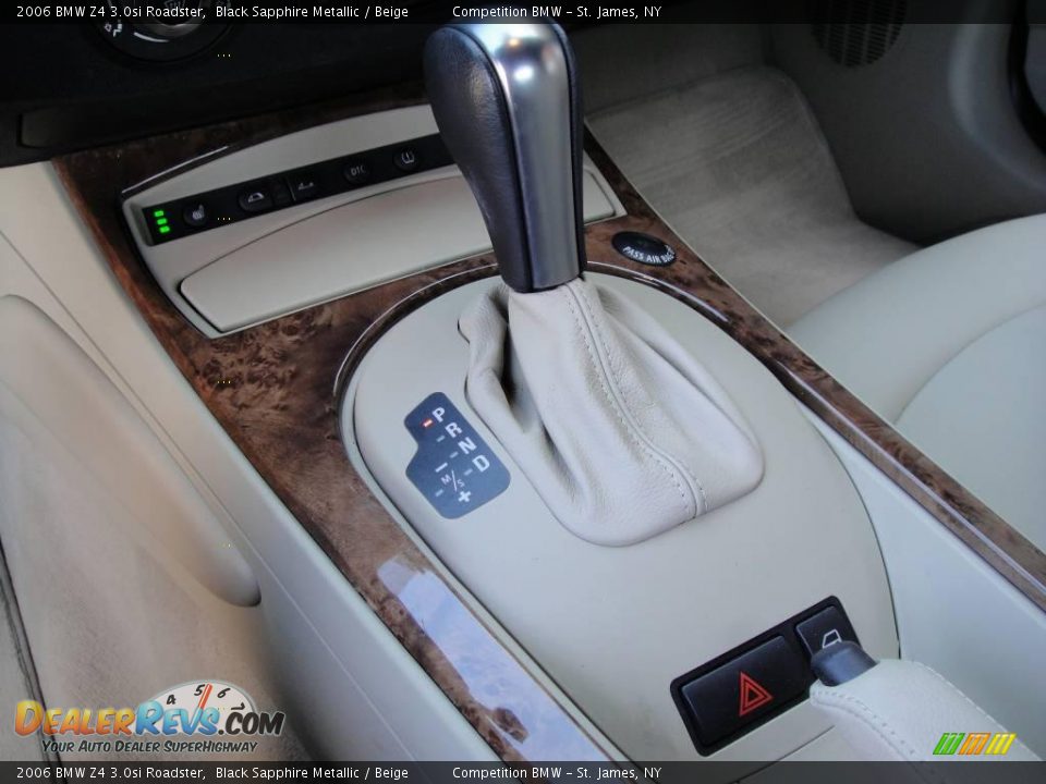 2006 BMW Z4 3.0si Roadster Black Sapphire Metallic / Beige Photo #15