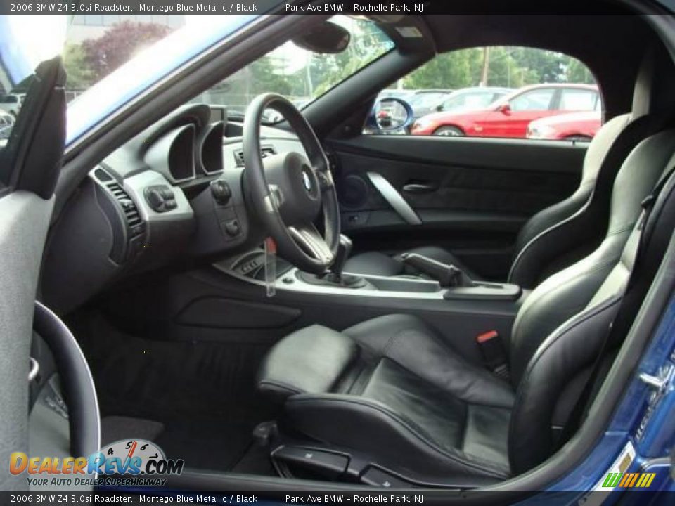 2006 BMW Z4 3.0si Roadster Montego Blue Metallic / Black Photo #10