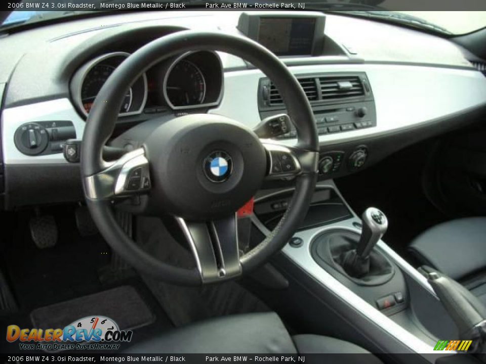 2006 BMW Z4 3.0si Roadster Montego Blue Metallic / Black Photo #13