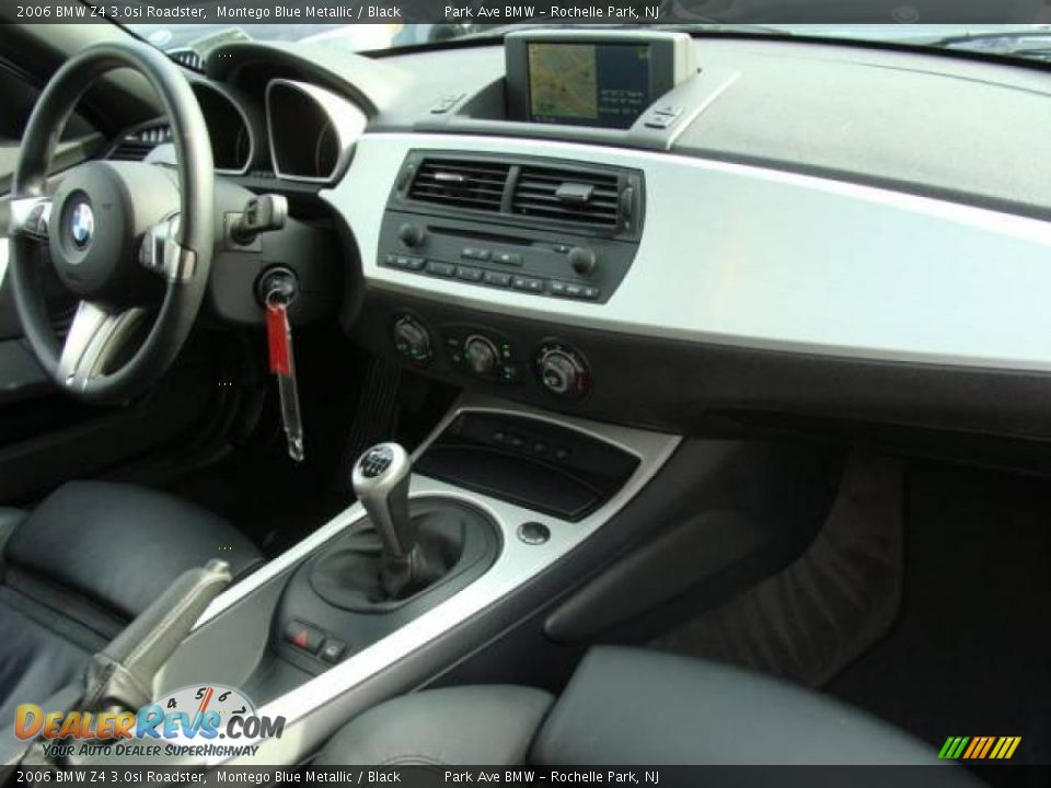 2006 BMW Z4 3.0si Roadster Montego Blue Metallic / Black Photo #14