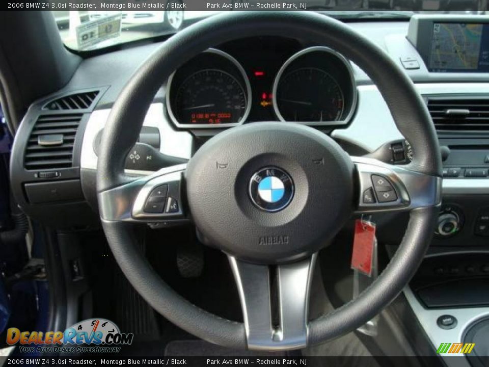 2006 BMW Z4 3.0si Roadster Montego Blue Metallic / Black Photo #15