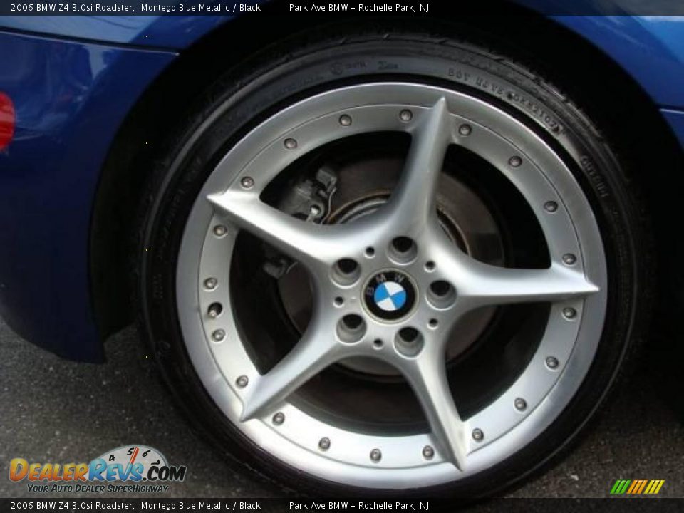 2006 BMW Z4 3.0si Roadster Montego Blue Metallic / Black Photo #24