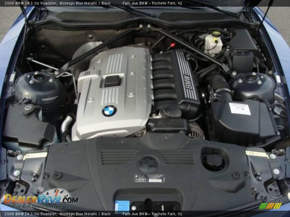 2006 BMW Z4 3.0si Roadster Montego Blue Metallic / Black Photo #26