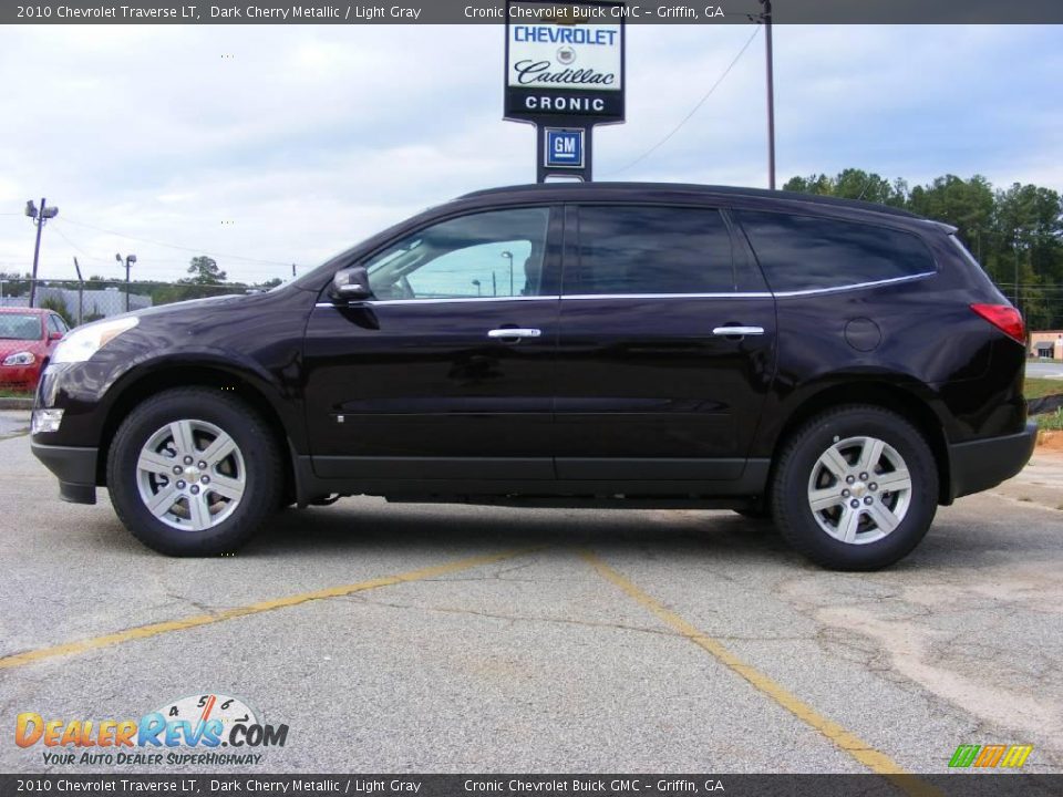 2010 Chevrolet Traverse LT Dark Cherry Metallic / Light Gray Photo #1