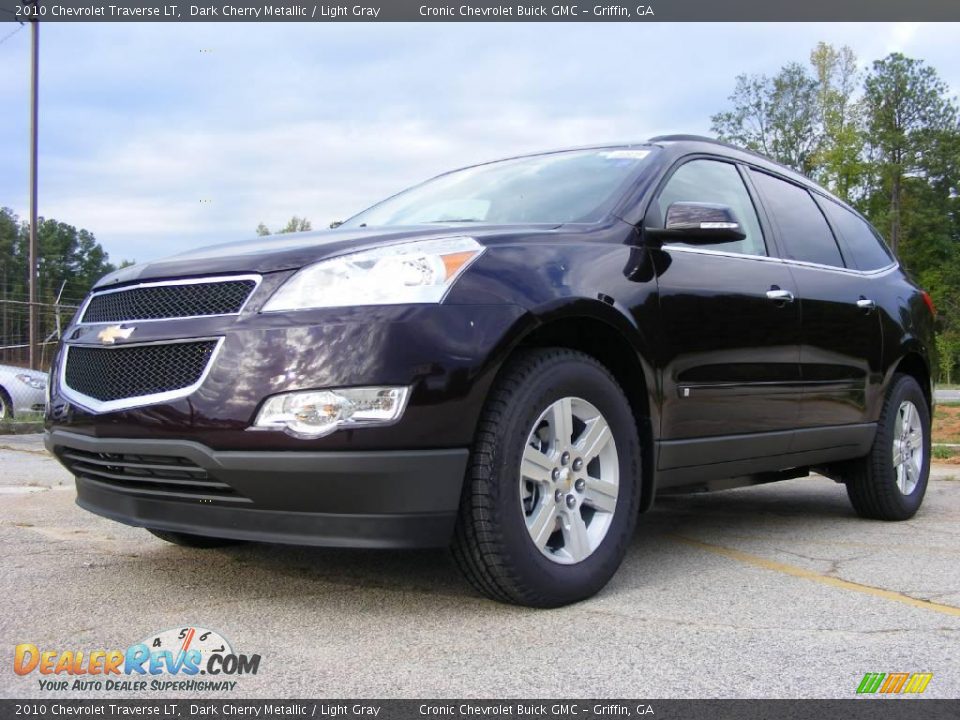 2010 Chevrolet Traverse LT Dark Cherry Metallic / Light Gray Photo #2