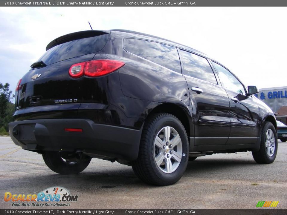 2010 Chevrolet Traverse LT Dark Cherry Metallic / Light Gray Photo #6