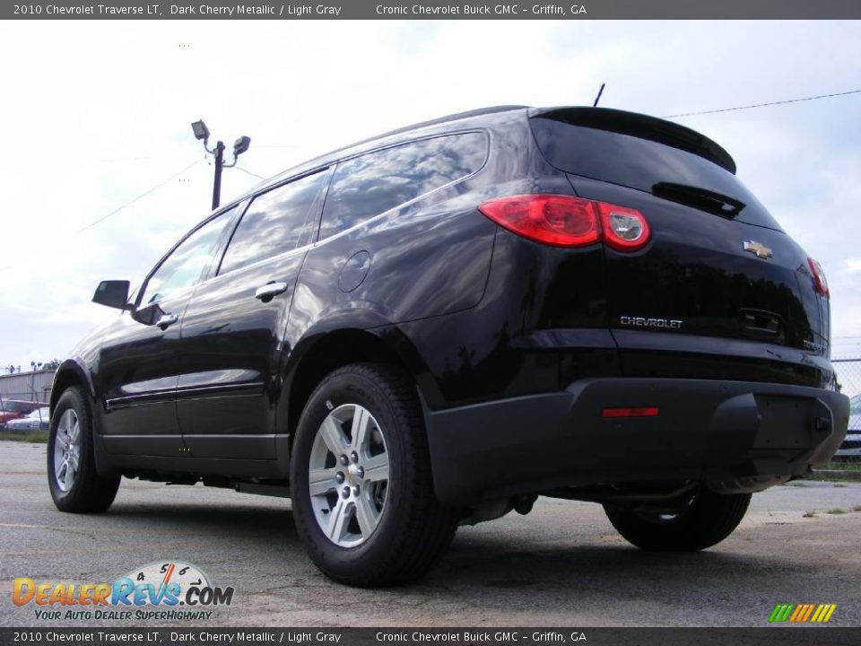 2010 Chevrolet Traverse LT Dark Cherry Metallic / Light Gray Photo #8