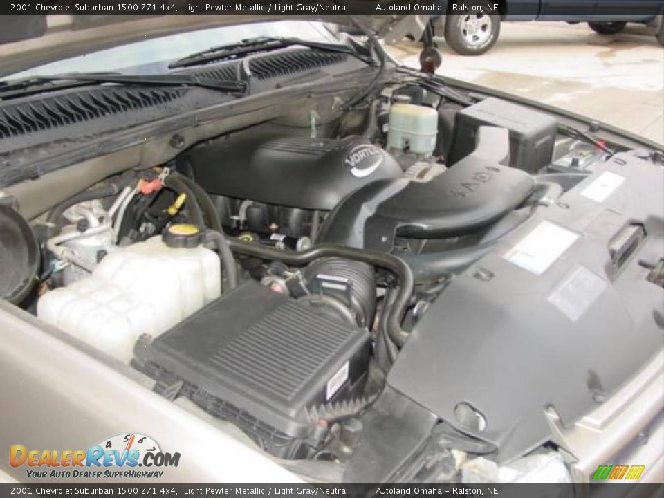 2001 Chevrolet Suburban 1500 Z71 4x4 Light Pewter Metallic / Light Gray/Neutral Photo #15