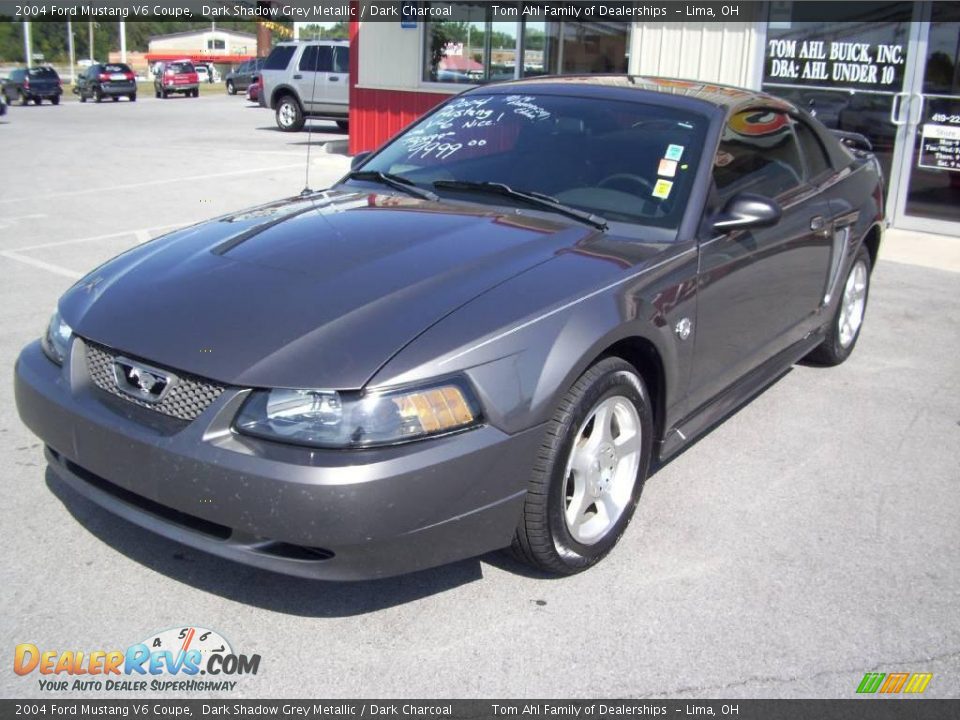 2004 Ford Mustang V6 Coupe Dark Shadow Grey Metallic / Dark Charcoal Photo #1