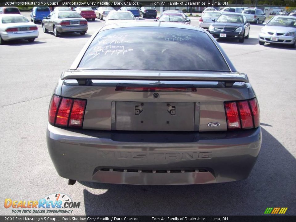 2004 Ford Mustang V6 Coupe Dark Shadow Grey Metallic / Dark Charcoal Photo #4