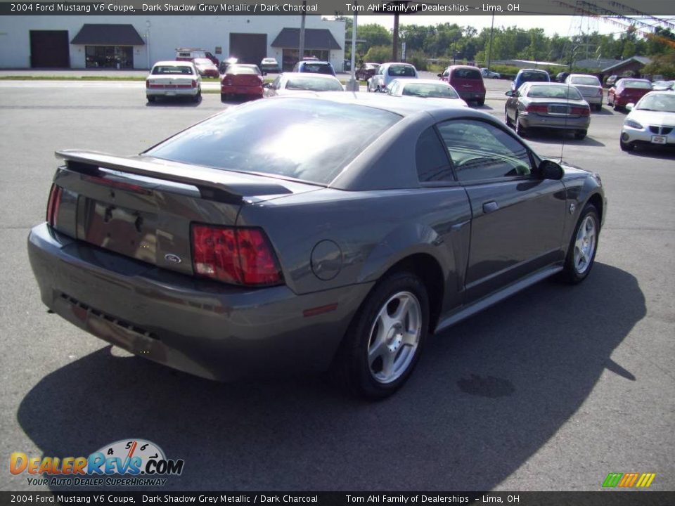 2004 Ford Mustang V6 Coupe Dark Shadow Grey Metallic / Dark Charcoal Photo #5