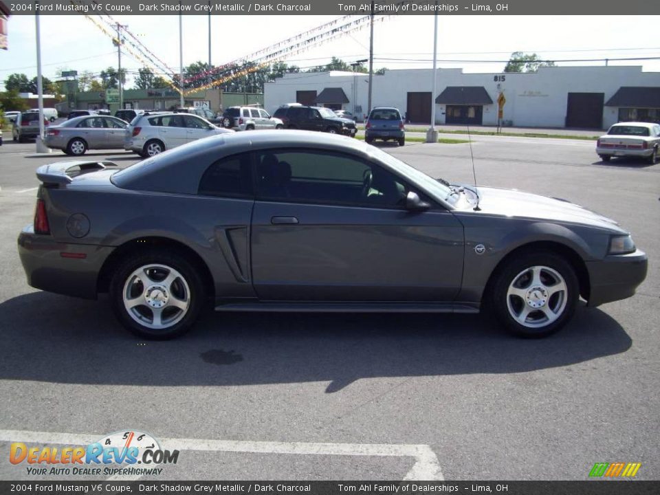 2004 Ford Mustang V6 Coupe Dark Shadow Grey Metallic / Dark Charcoal Photo #6