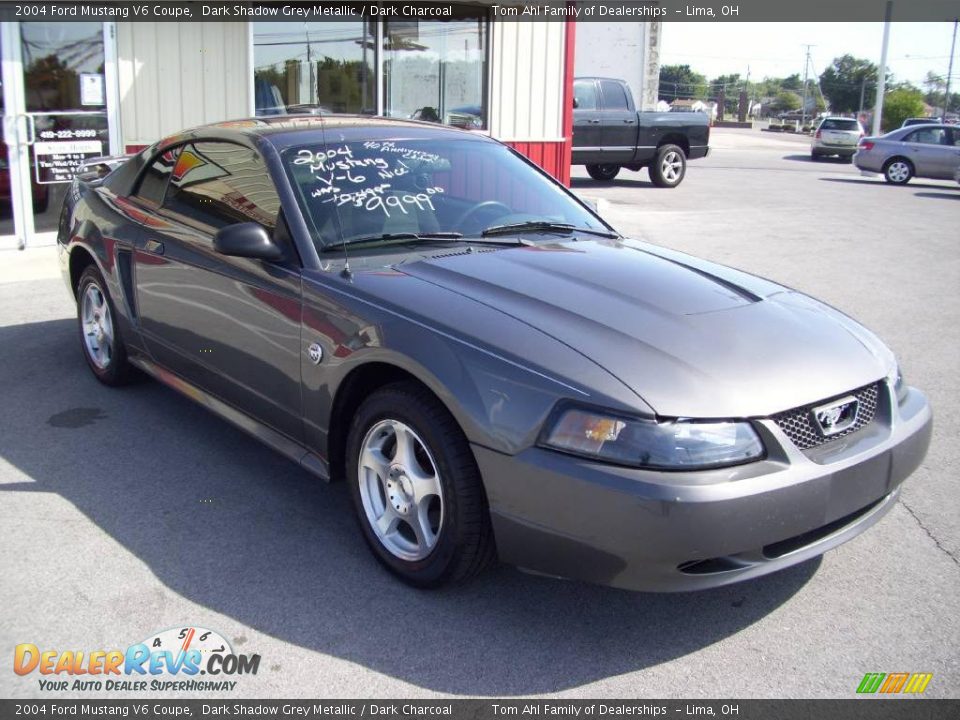 2004 Ford Mustang V6 Coupe Dark Shadow Grey Metallic / Dark Charcoal Photo #7