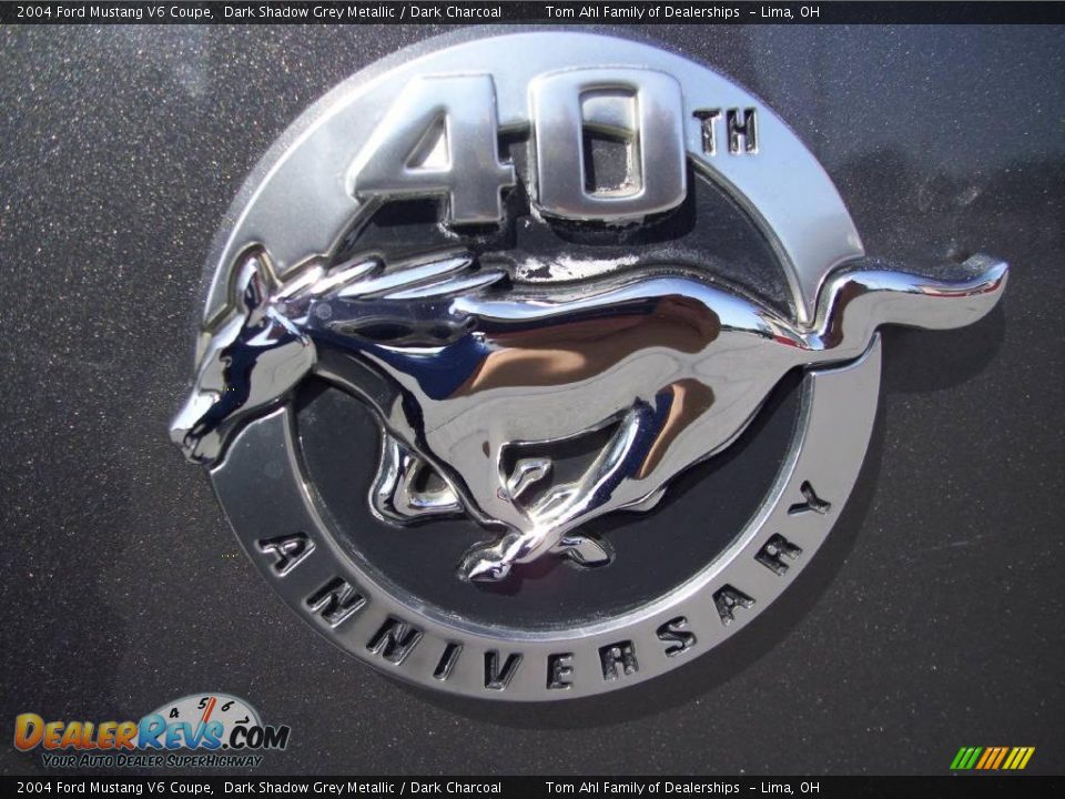 2004 Ford Mustang V6 Coupe Dark Shadow Grey Metallic / Dark Charcoal Photo #10