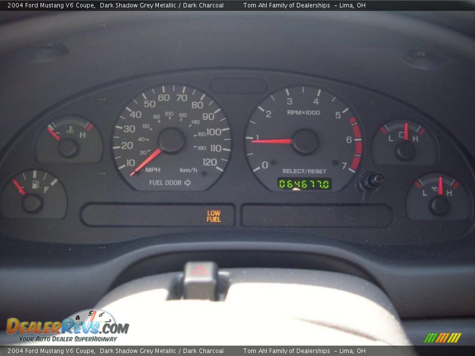 2004 Ford Mustang V6 Coupe Dark Shadow Grey Metallic / Dark Charcoal Photo #12