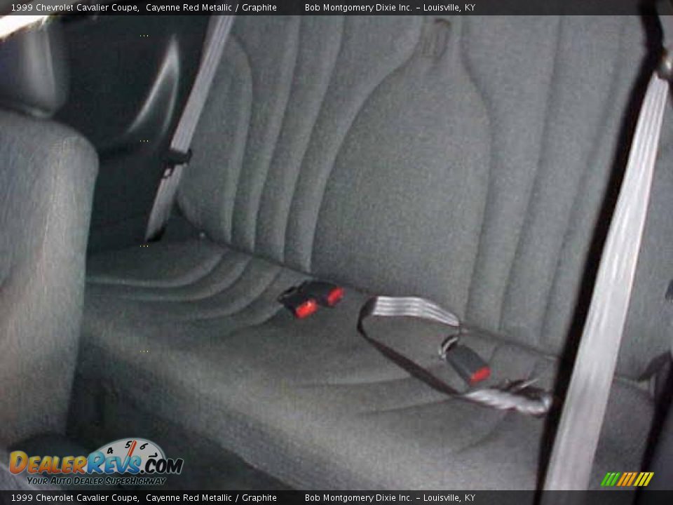 1999 Chevrolet Cavalier Coupe Cayenne Red Metallic / Graphite Photo #11
