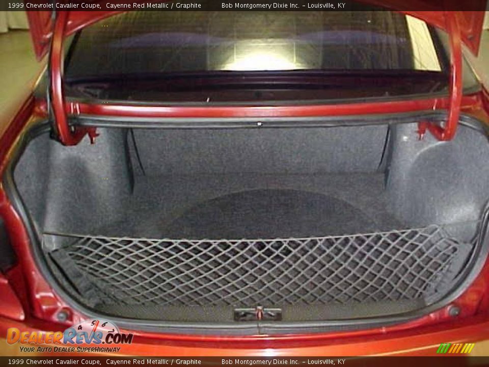 1999 Chevrolet Cavalier Coupe Cayenne Red Metallic / Graphite Photo #17