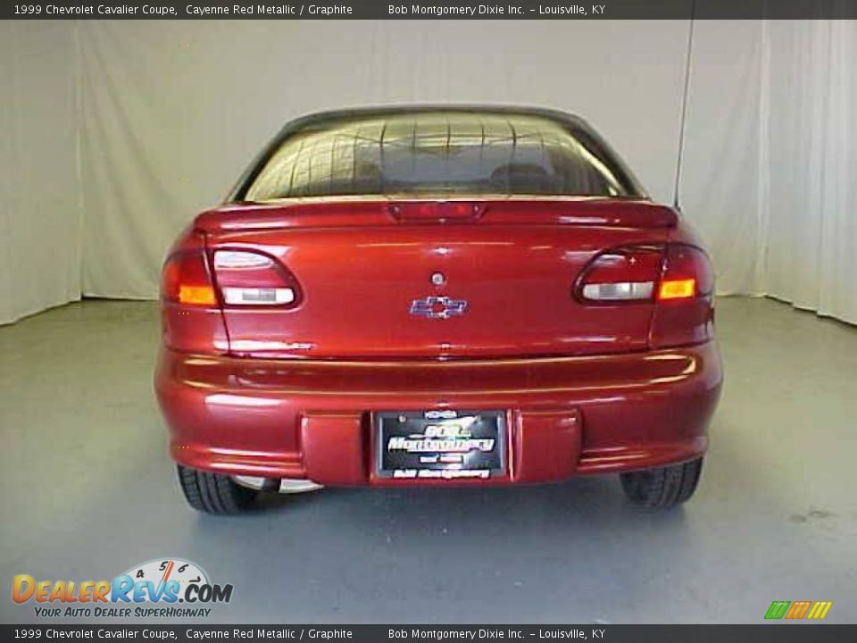 1999 Chevrolet Cavalier Coupe Cayenne Red Metallic / Graphite Photo #19