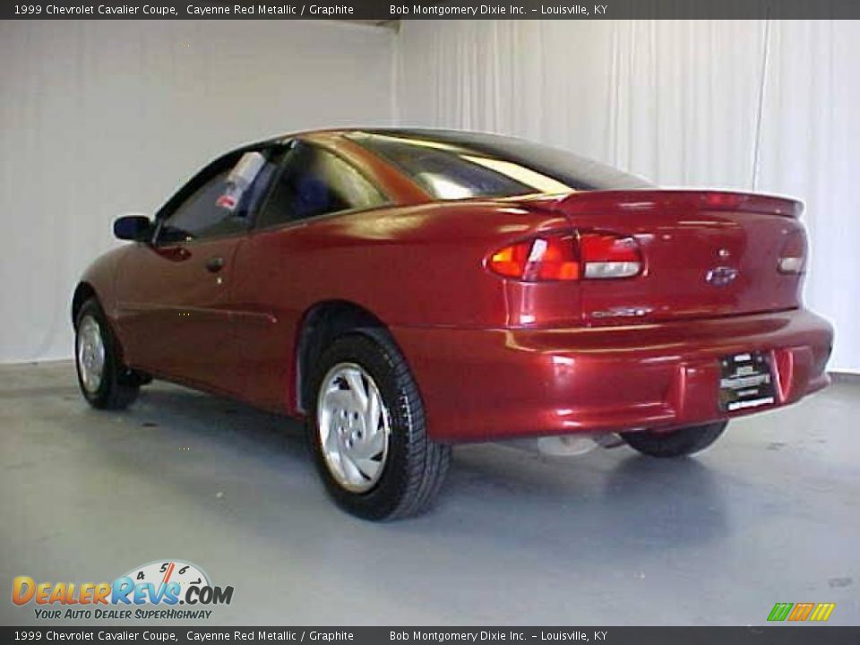 1999 Chevrolet Cavalier Coupe Cayenne Red Metallic / Graphite Photo #20