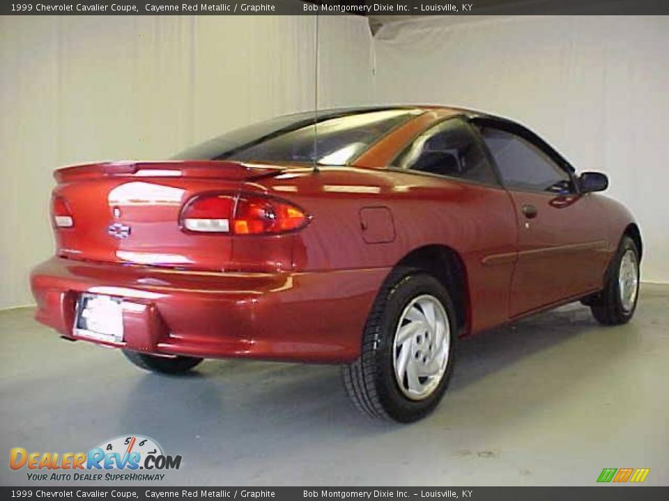 1999 Chevrolet Cavalier Coupe Cayenne Red Metallic / Graphite Photo #21