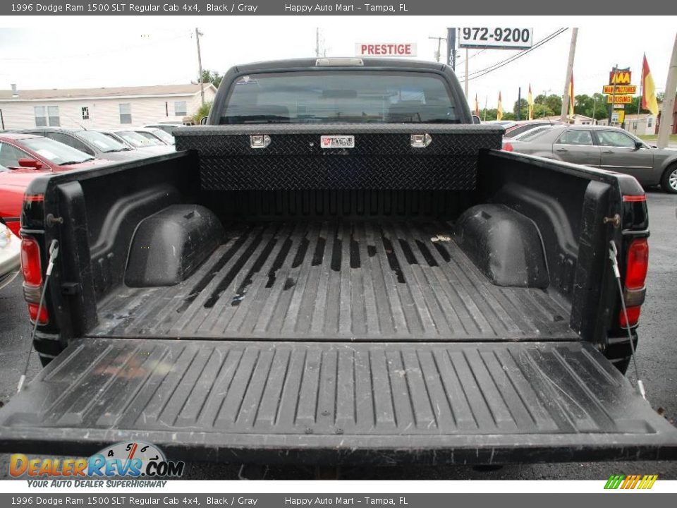 1996 Dodge Ram 1500 SLT Regular Cab 4x4 Black / Gray Photo #30