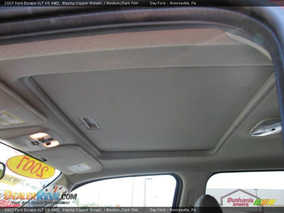 2007 Ford Escape XLT V6 4WD Blazing Copper Metallic / Medium/Dark Flint Photo #9