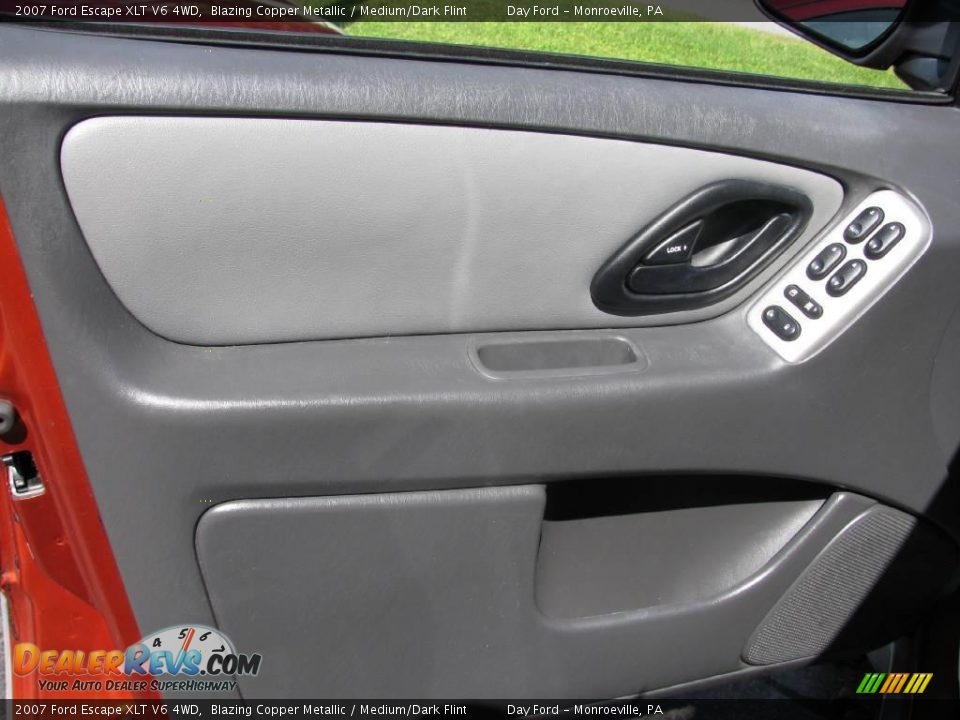 2007 Ford Escape XLT V6 4WD Blazing Copper Metallic / Medium/Dark Flint Photo #10