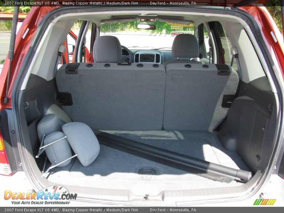 2007 Ford Escape XLT V6 4WD Blazing Copper Metallic / Medium/Dark Flint Photo #13